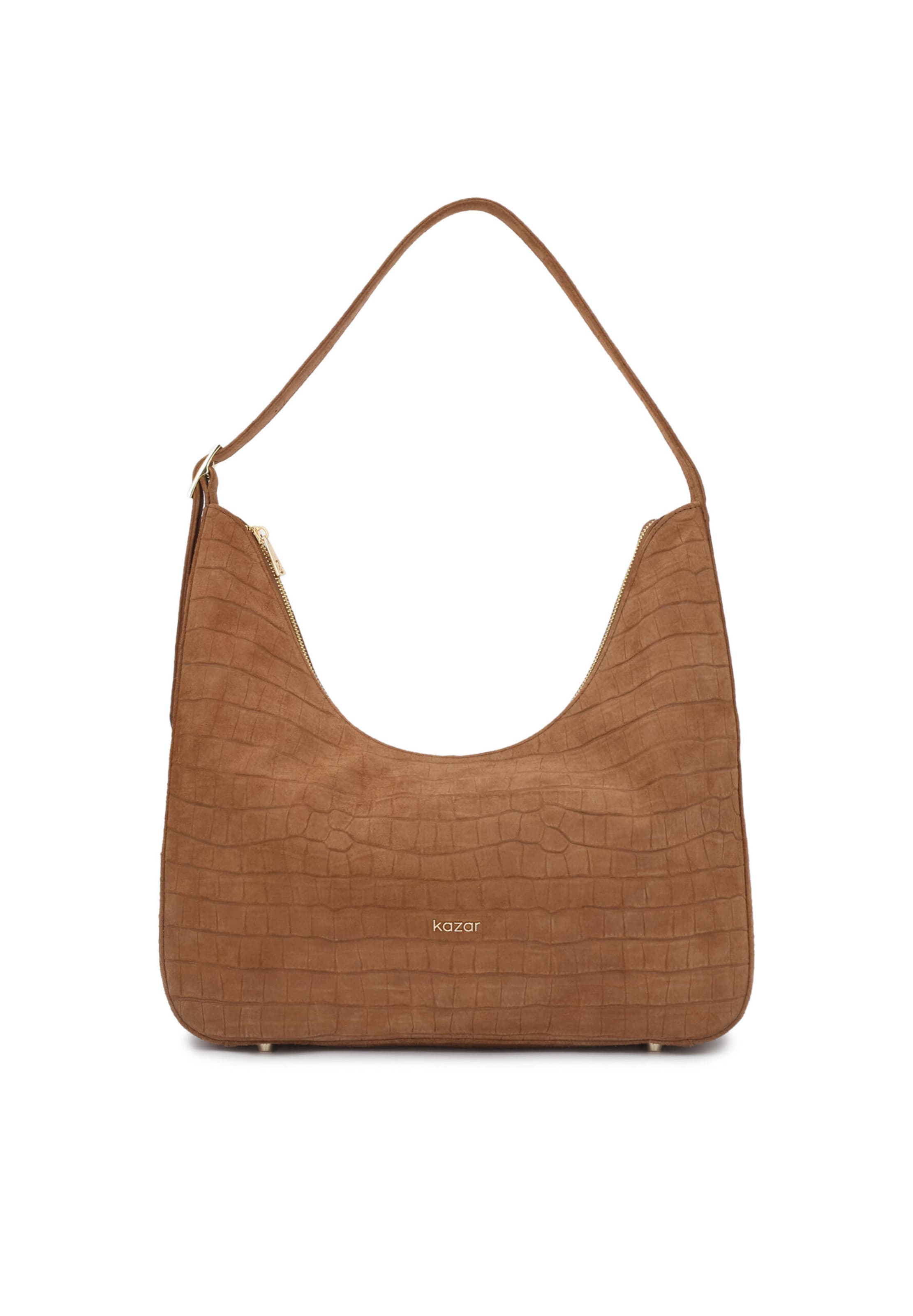 Kazar Schultertasche in braun, Produktansicht