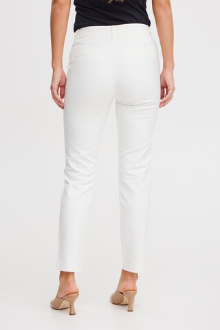 PULZ Jeans Slim fit Pants 'Bindy' in White