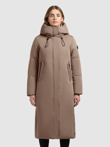 Cappotto invernale 'Skiles' di khujo in marrone: frontale