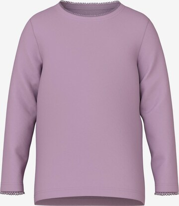 T-Shirt NAME IT en violet : devant