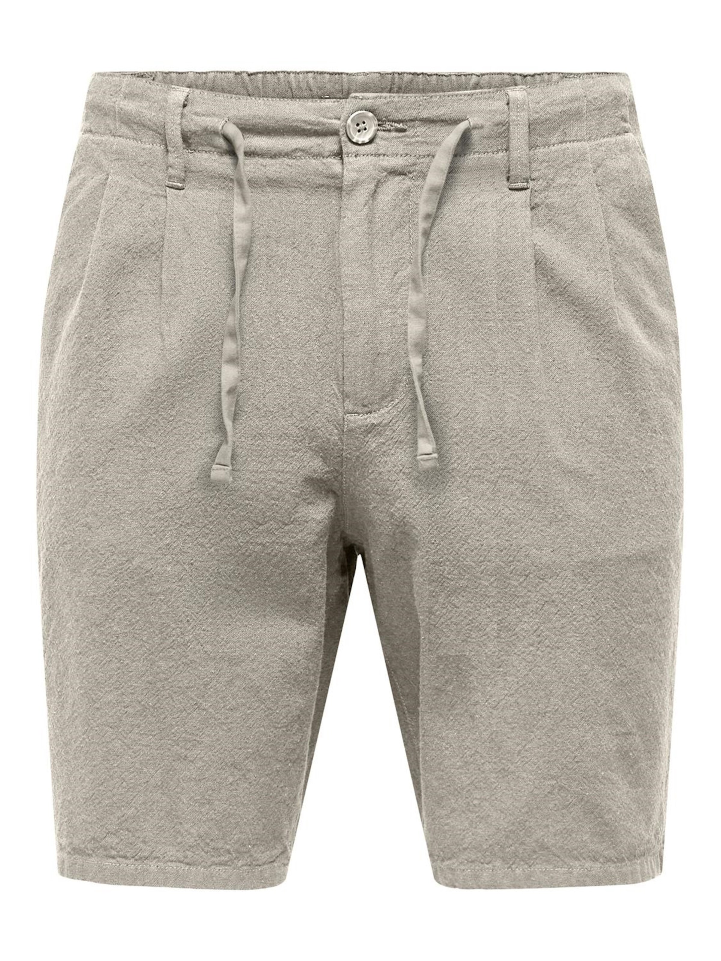 Pantaloni 'Largo' di Only & Sons in grigio: frontale