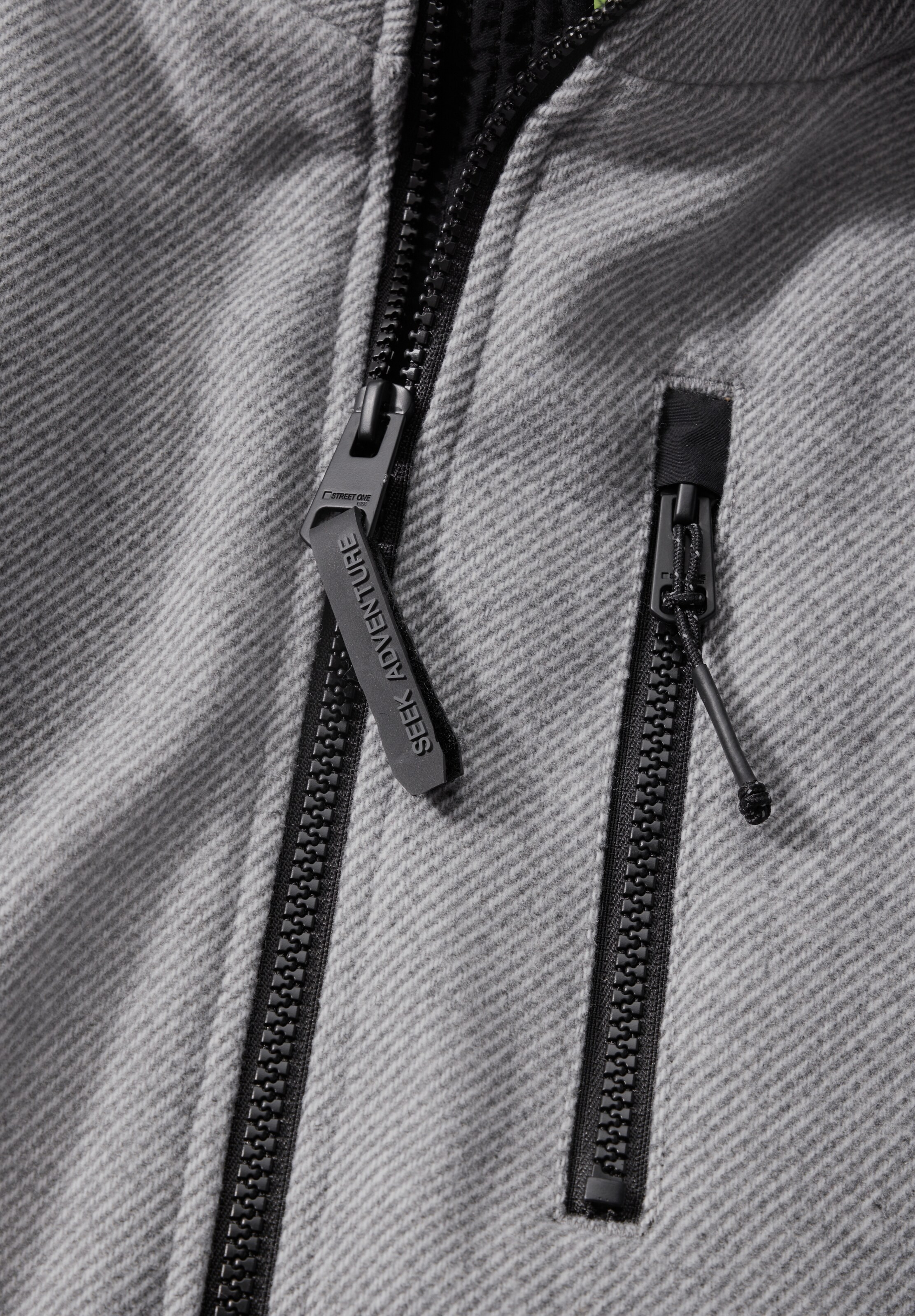 Street One MEN Between-Seasons Coat in Grey