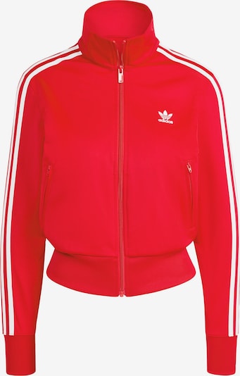 ADIDAS ORIGINALS Sweatjacke 'Adicolor Classics Firebird' in rot / weiß, Produktansicht
