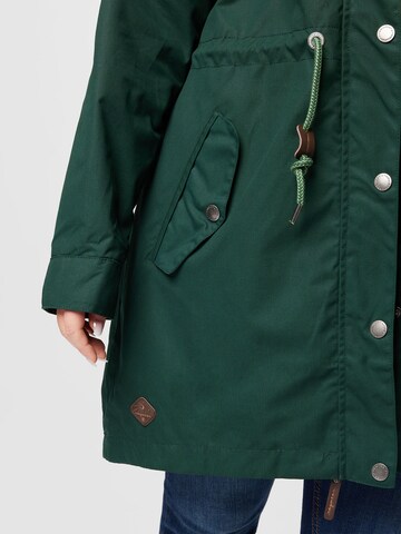 Parka di mezza stagione 'Canny' di Ragwear Plus in verde