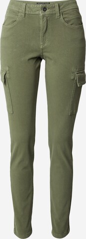 Pantalon cargo QS en vert : devant