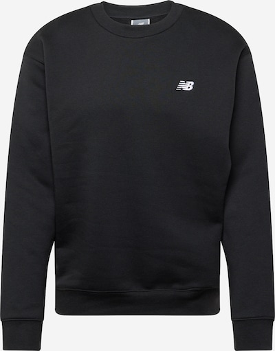 new balance Sweatshirt em preto / branco, Vista do produto