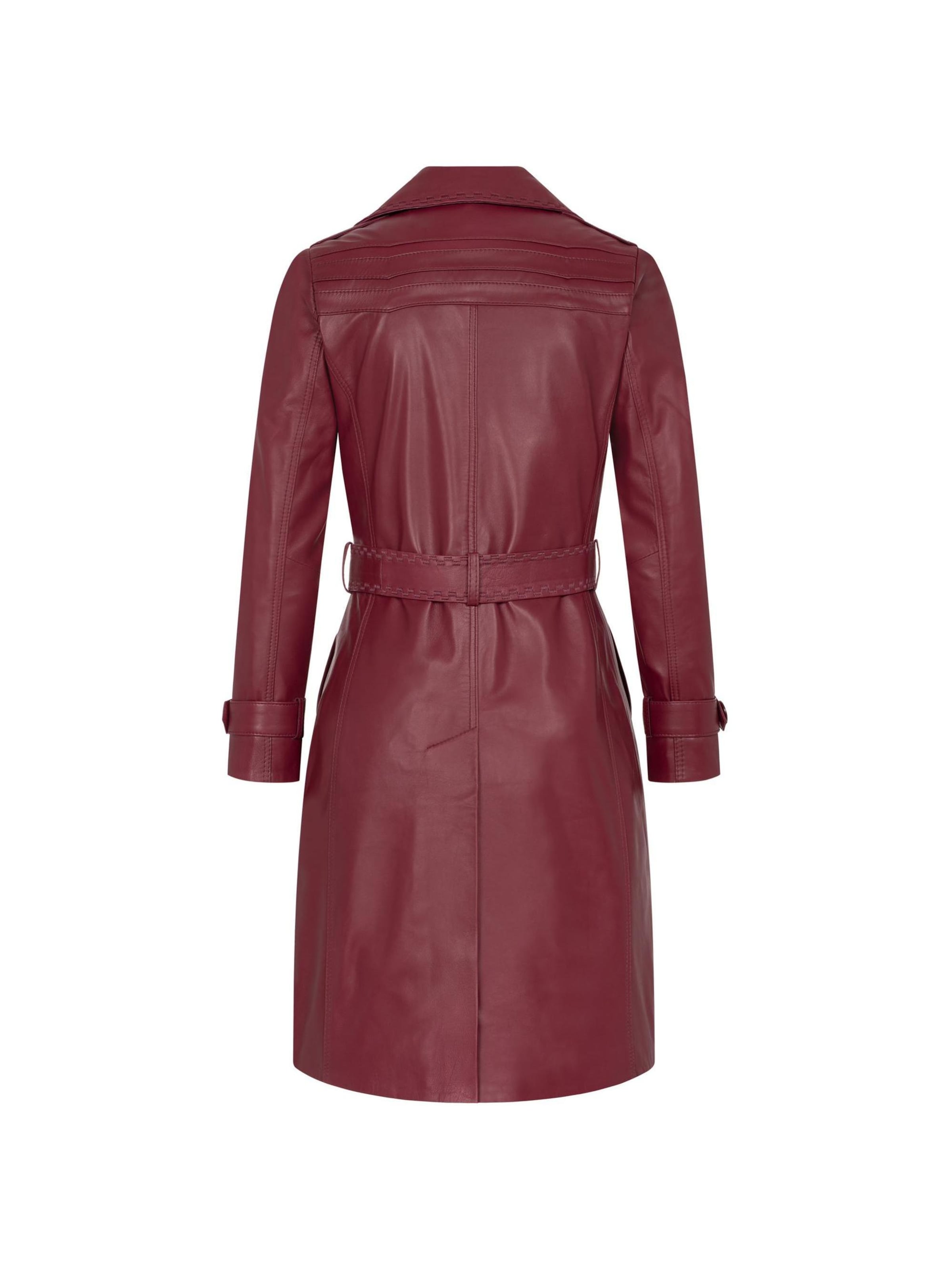 Mouflon Between-Seasons Coat 'Camila' in Red