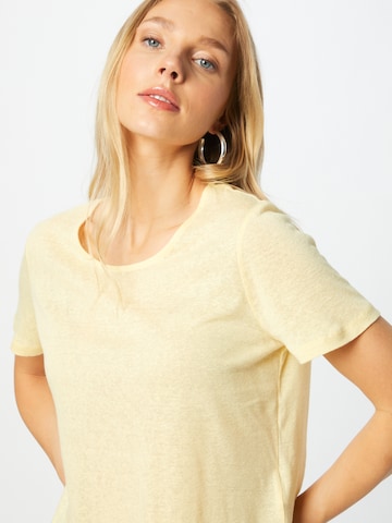 T-shirt 'PHOEBE' PIECES en jaune