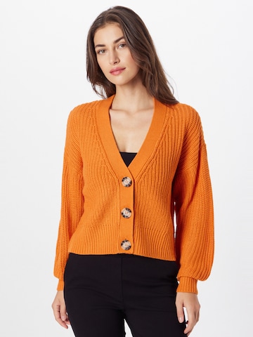 JDY Strickjacke 'JUSTY' in Orange: predná strana