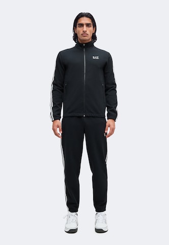 Trening de la EA7 Emporio Armani pe negru: față