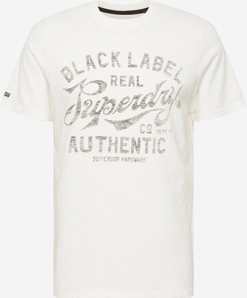 Superdry Shirt 'Black Out' in Beige: front