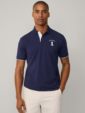 Hackett London Poloshirt 'Heritage' in Blau: Vorderseite