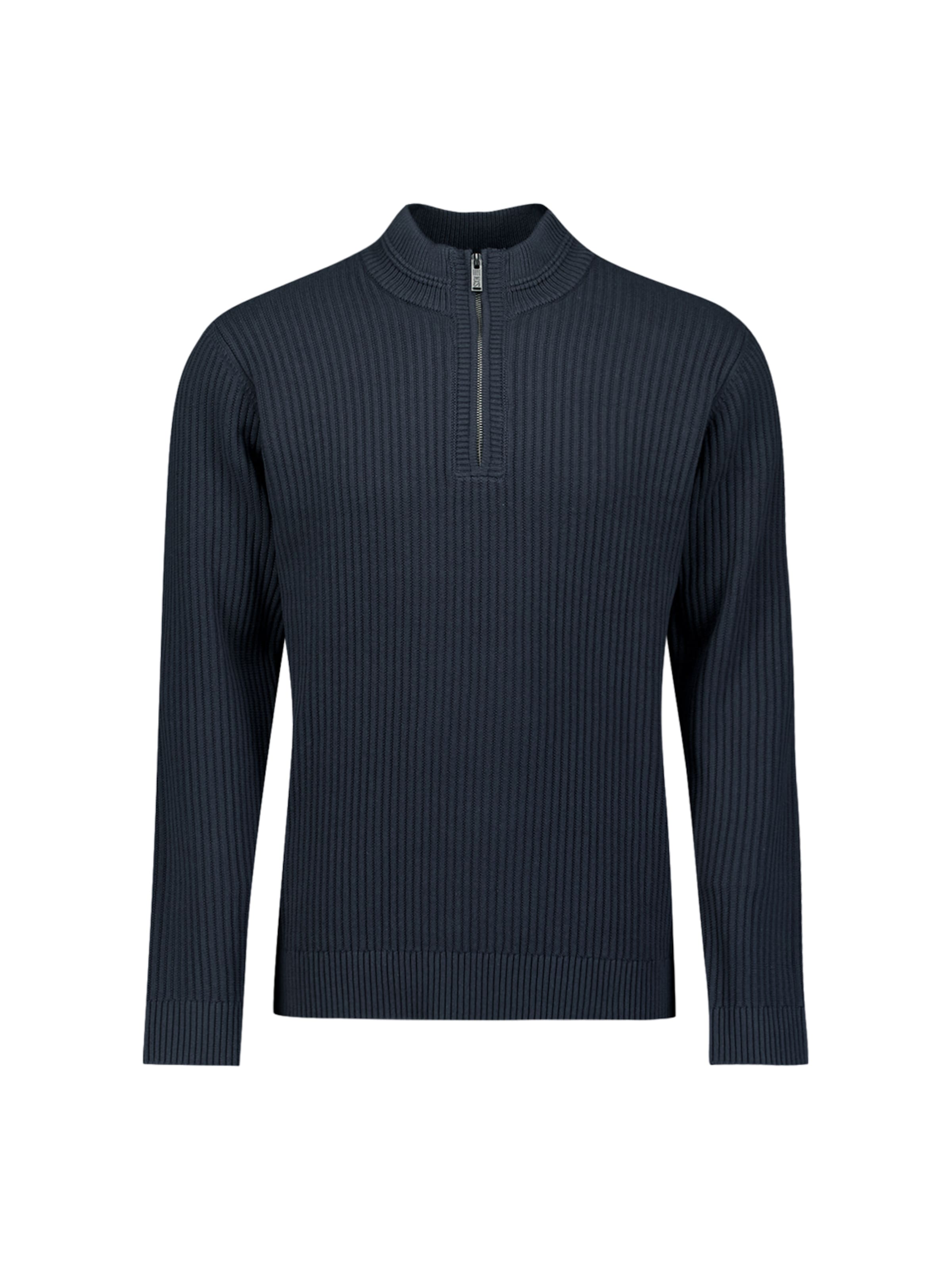 No Excess Pullover in Blau: Vorderseite