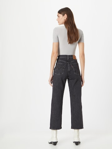 regular Jeans 'Ribcage Straight Ankle' di LEVI'S ® in nero