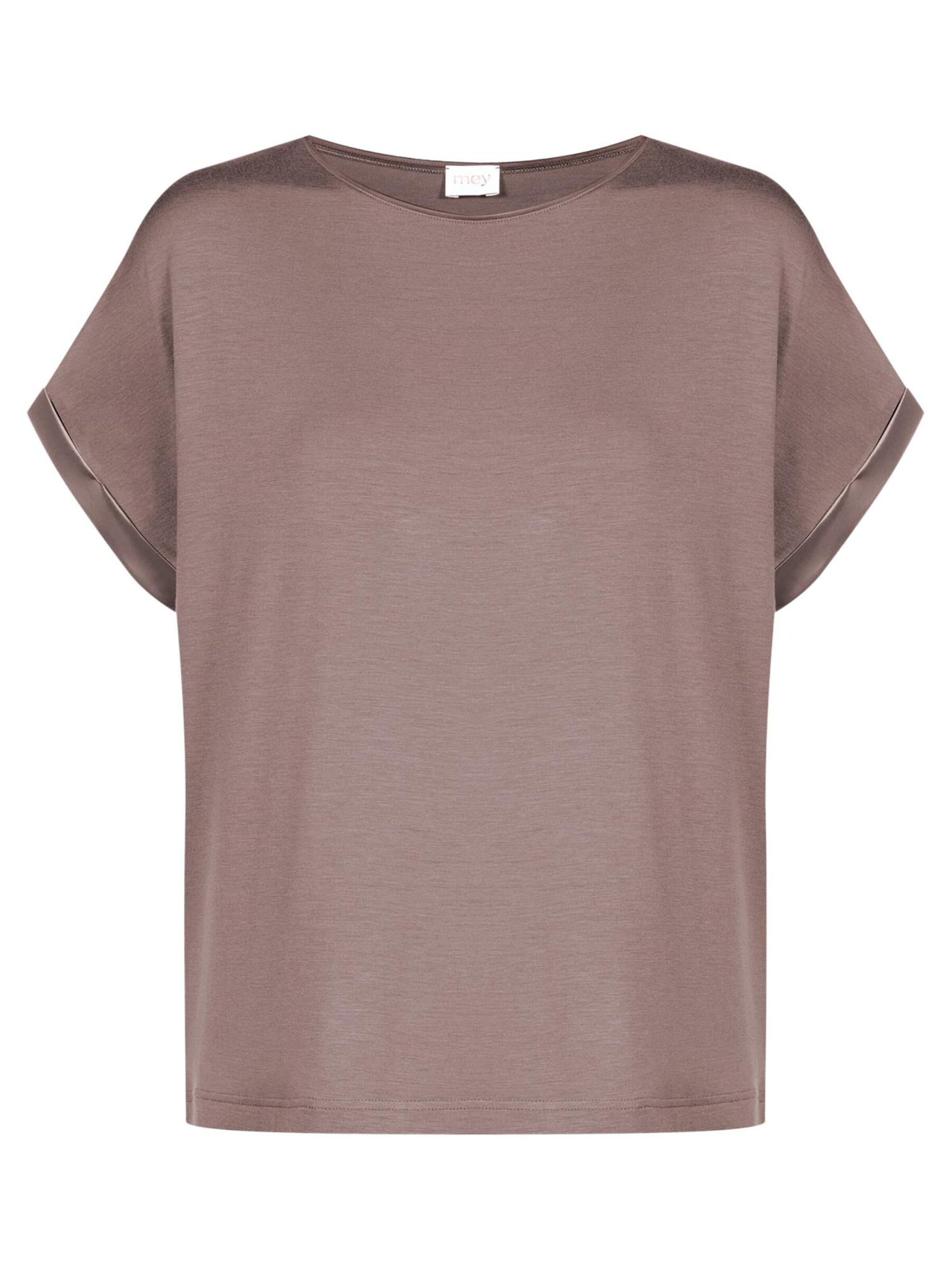 Mey Pajama shirt 'Pure Chic' in Brown: front
