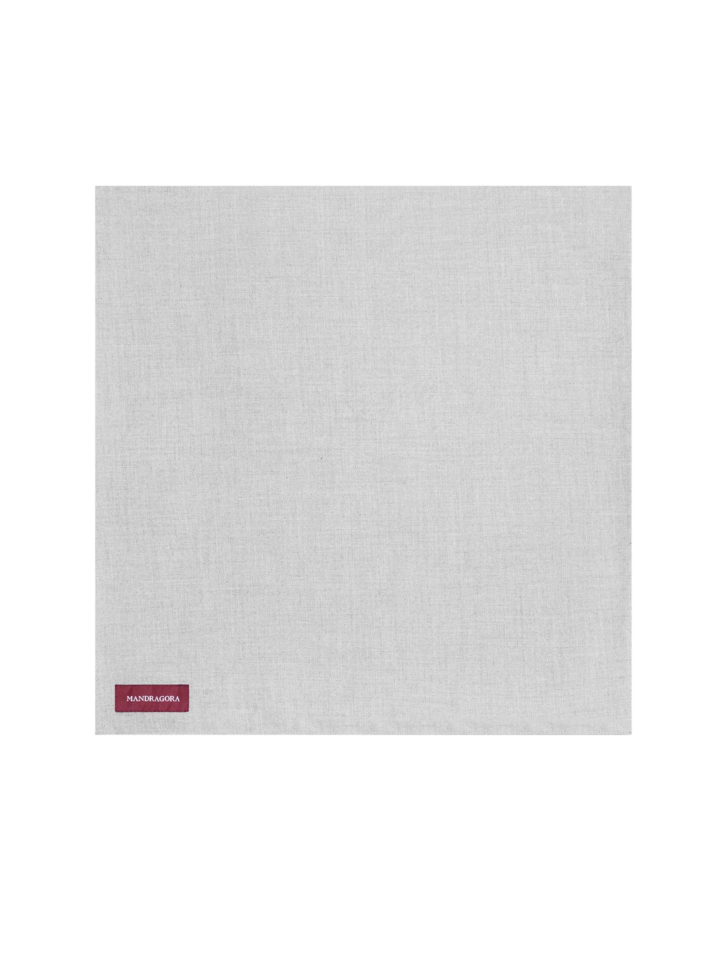 Écharpe 'Omaro' mandragora en gris : devant