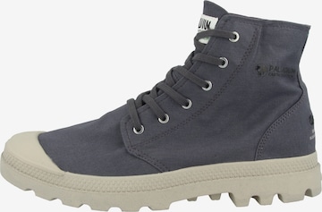 Palladium Lace-Up Ankle Boots 'Pampa' in Grey: front