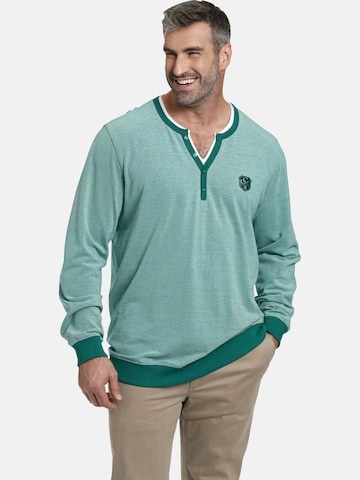 Charles Colby Sweatshirt 'Earl Darragh' in Groen: voorkant