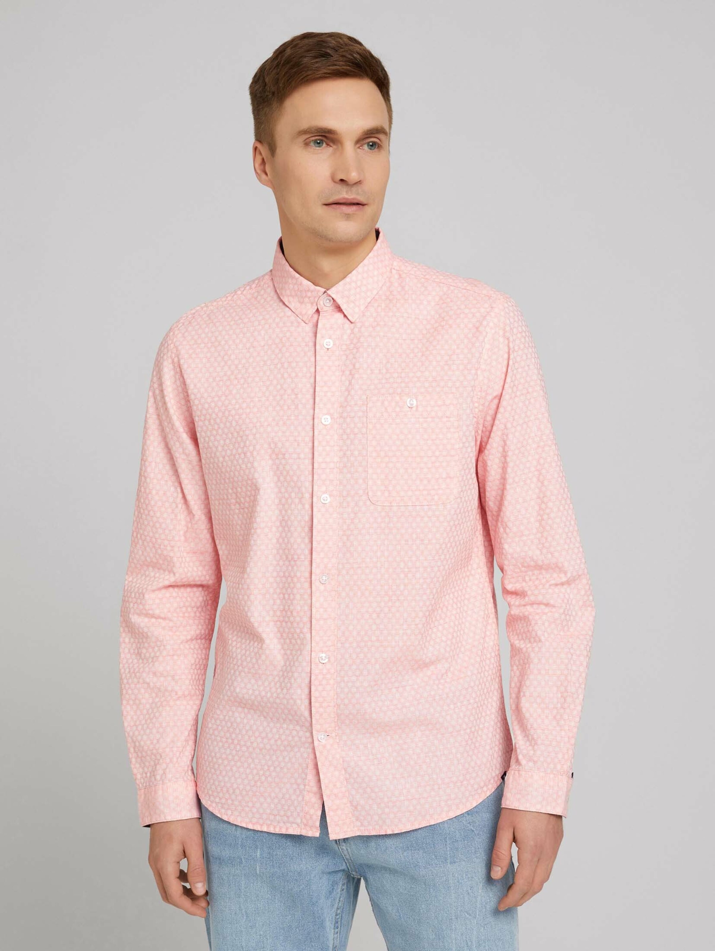 Männer Hemden TOM TAILOR Hemd in Rosa, Hellpink - DF22888 Männer Hemden TOM TAILOR Hemd in Rosa, Hellpink - DF22888