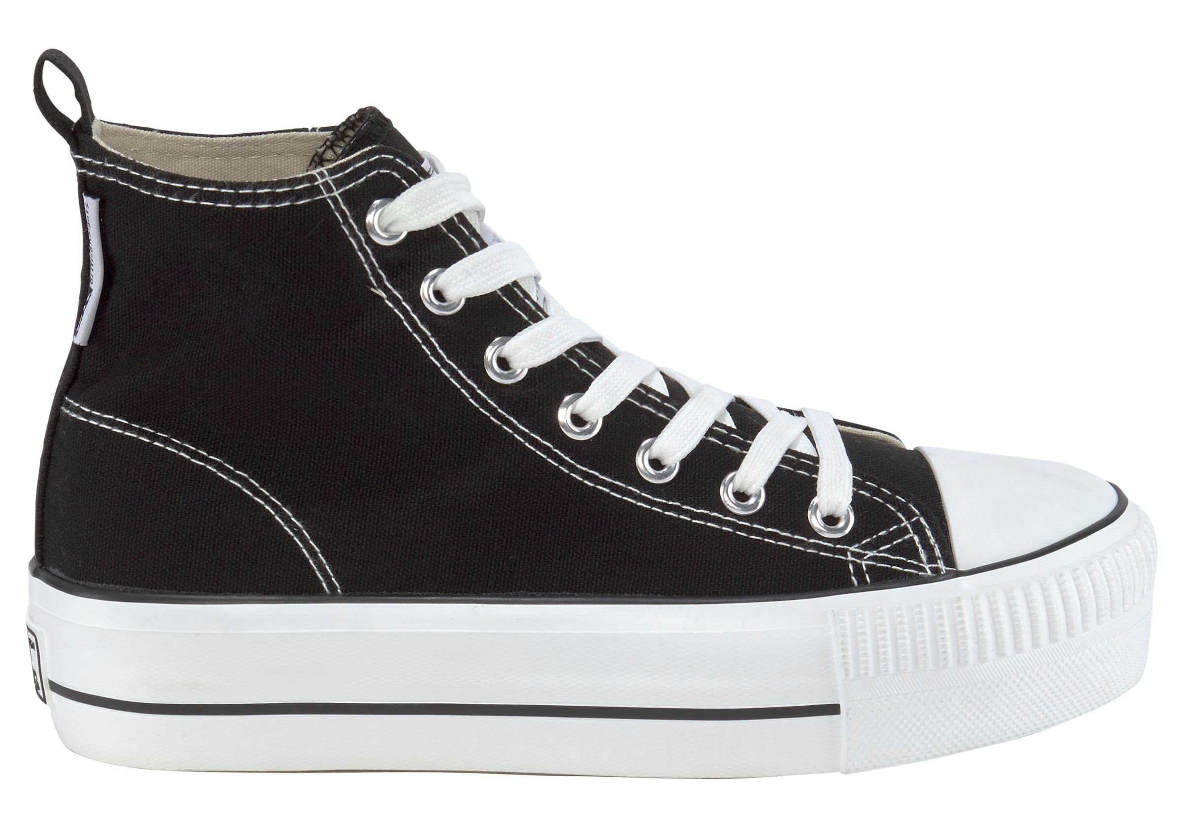 BRITISH KNIGHTS - Sapatilhas altas 'Kaya' em preto