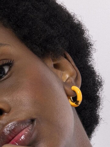 Luxenter - Pendientes 'Raki' en naranja