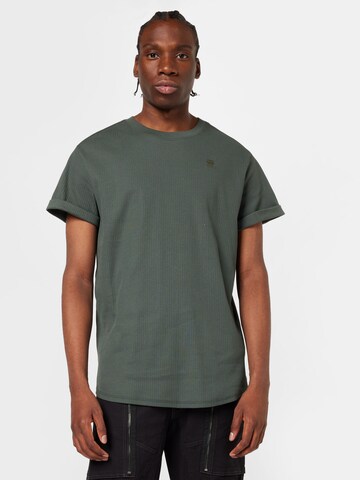 G-STAR T-Shirt 'Lash' in Grün: Vorderseite