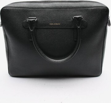 DOLCE & GABBANA Ledertasche One Size in Schwarz: predná strana