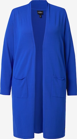 Ulla Popken Strickjacke in Blau: Vorderseite