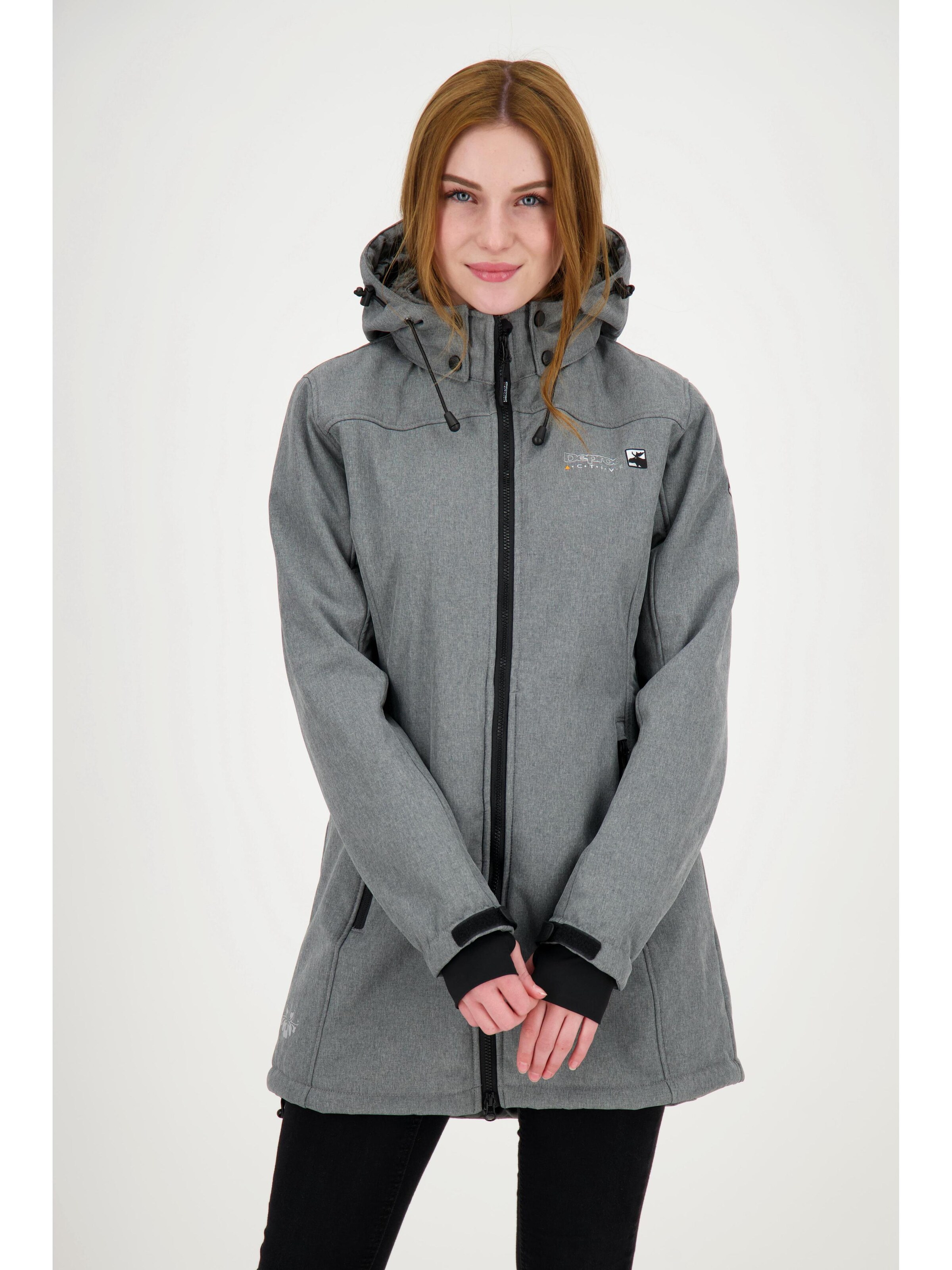 deproc Übergangsjacke 'KEELE PEAK II WOMEN'‌‌‌‌‌‌ in Grau