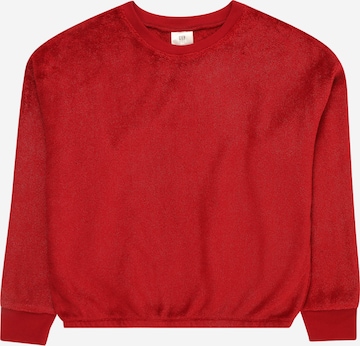 Sweat-shirt GAP en rouge : devant