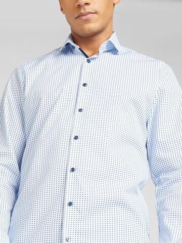 OLYMP - Ajuste regular Camisa 'Level 5' en azul