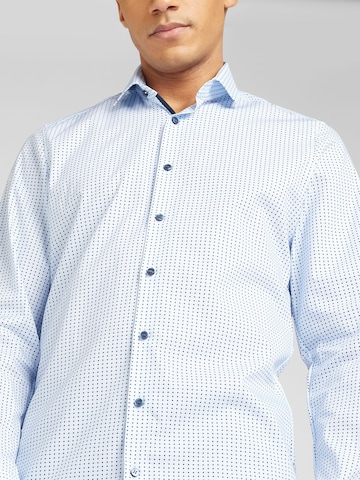 OLYMP Regular fit Button Up Shirt 'Level 5' in Blue