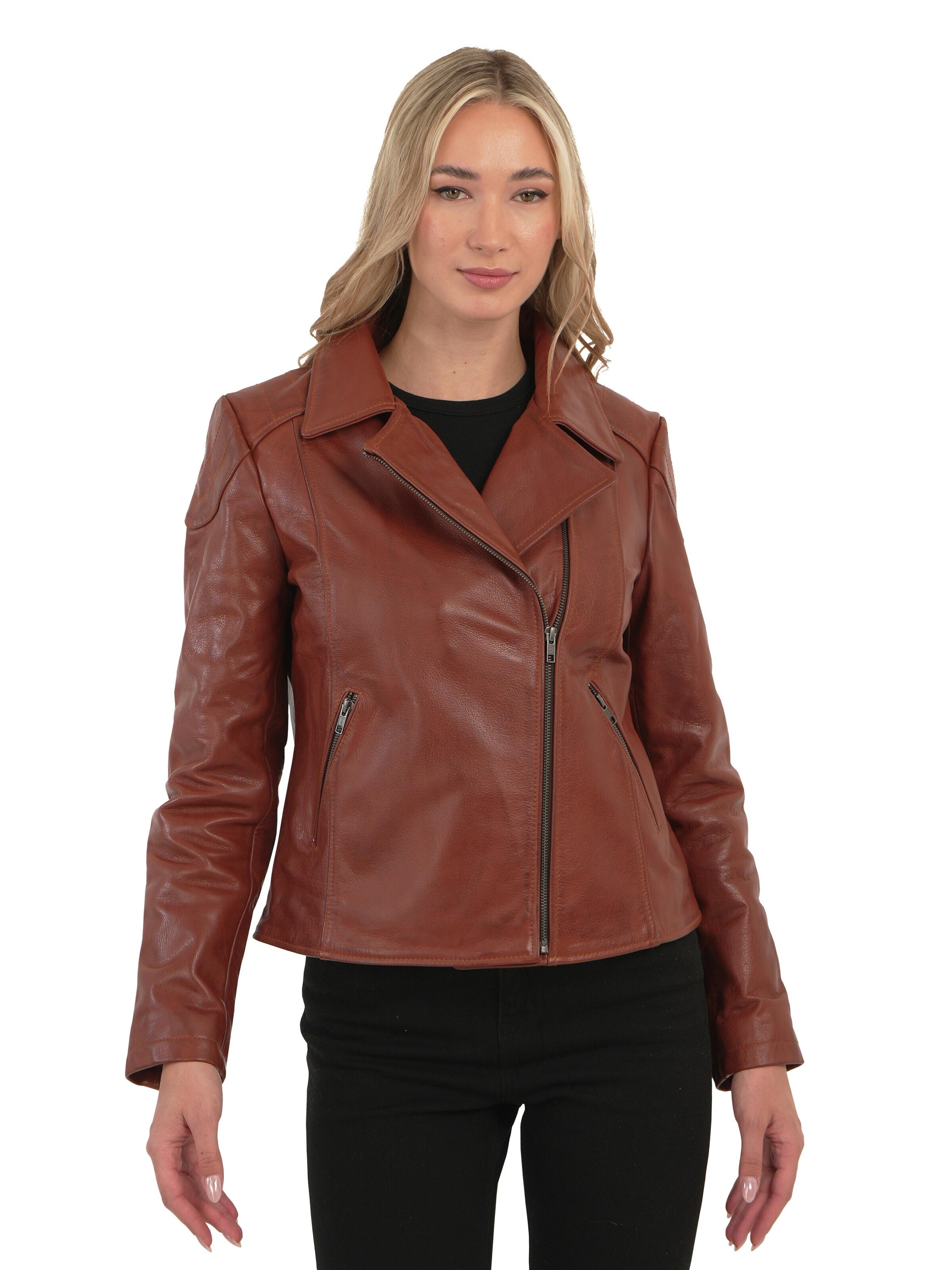 Chic and Clicks - Chaqueta de entretiempo 'Muse' en marrón