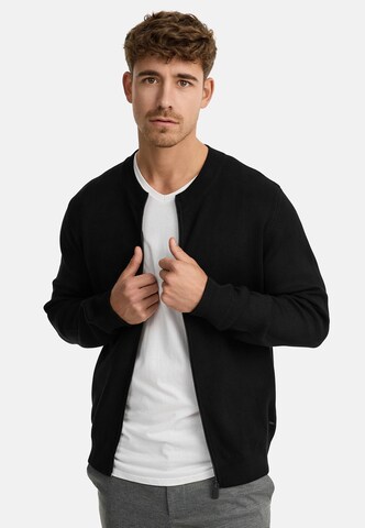 INDICODE JEANS Knit cardigan 'Laos' in Black