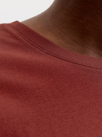 JACK & JONES Slim Fit T-Shirt in Rot