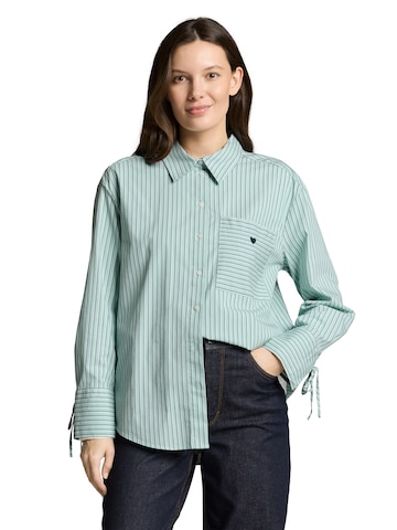 TOM TAILOR Bluse i grøn: forside