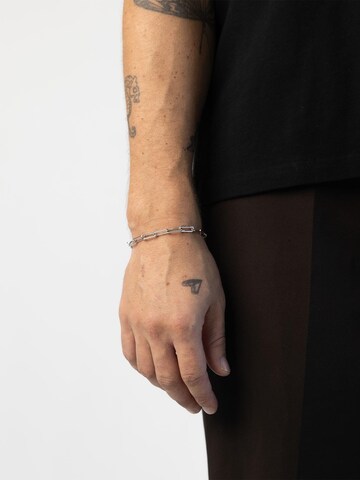 warpedsense Bracelet 'Paperclip' in Silver