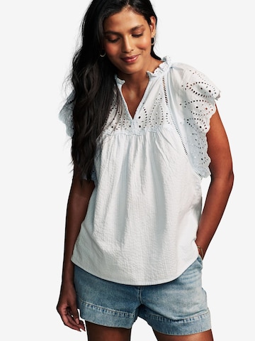 Chemisier LAURA ASHLEY en bleu : devant