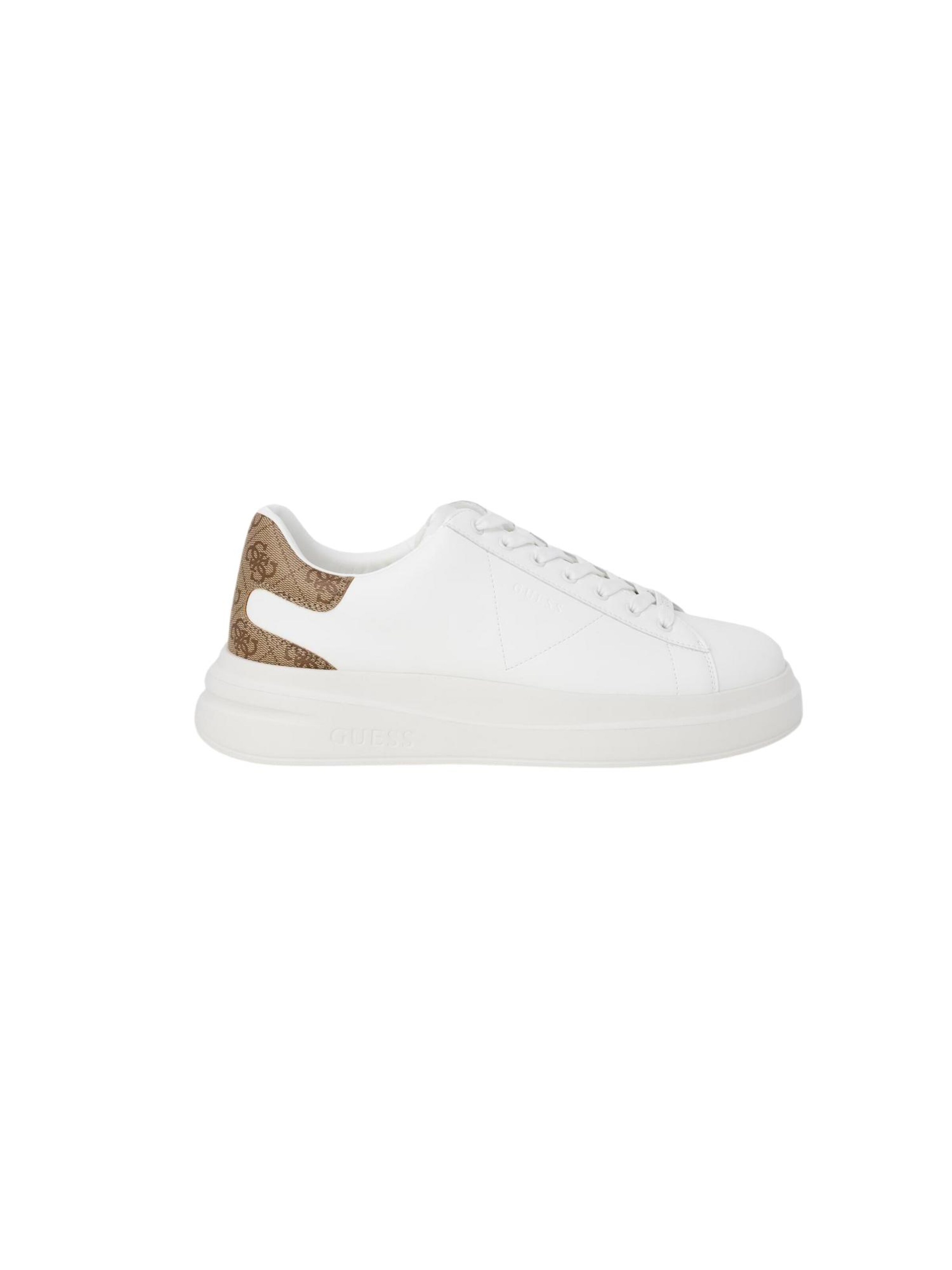 GUESS - Zapatillas deportivas bajas 'ELBA FMPVIB LEA12' en marrón: frente