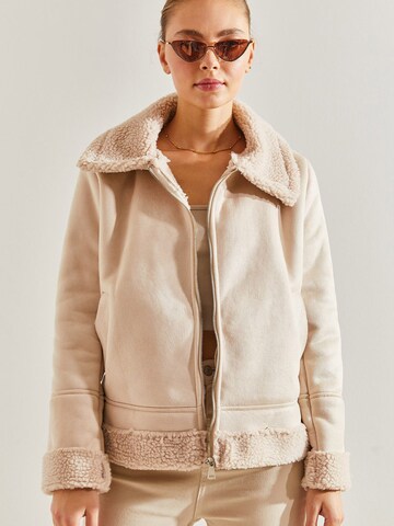 Bianco Lucci Tussenjas in Beige