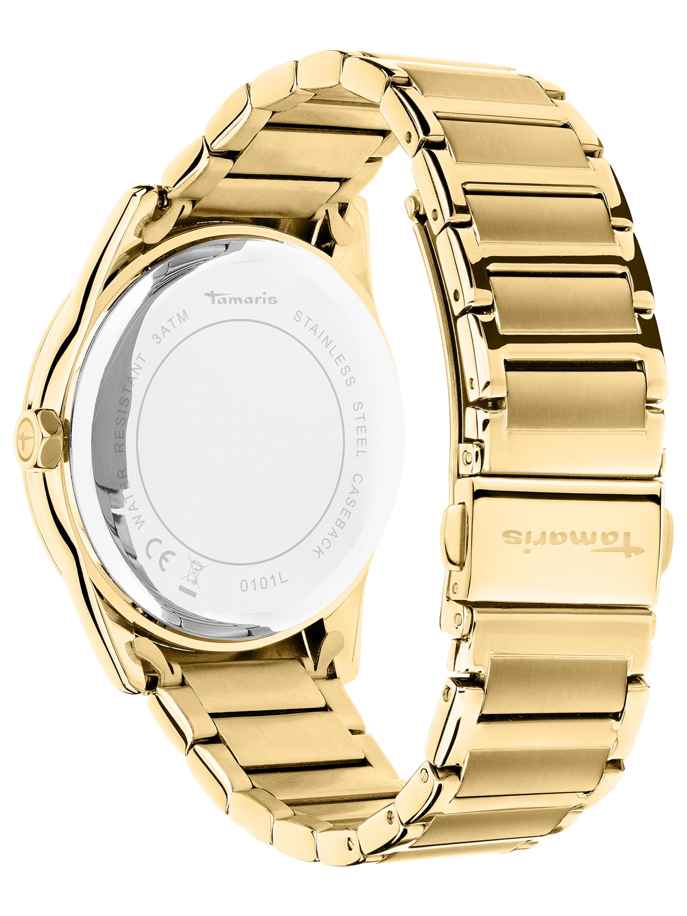 Montre à affichage analogique Tamaris en or