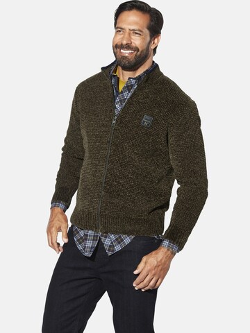 Jan Vanderstorm Knit cardigan 'Eirberg ' in Green: front