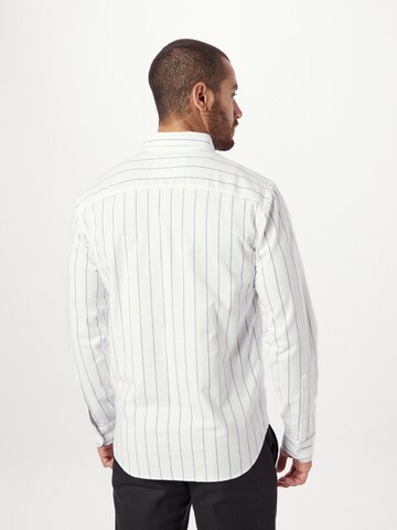 HOLLISTER - Ajuste regular Camisa en blanco