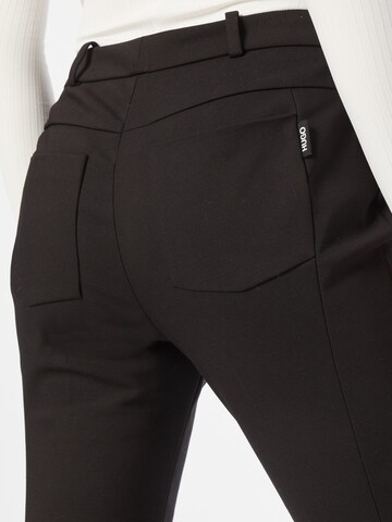 HUGO Red Slim fit Trousers 'Halisi' in Black