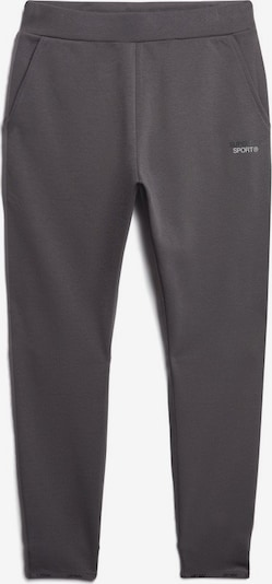 Superdry Pantalon de sport en gris / noir / blanc, Vue avec produit