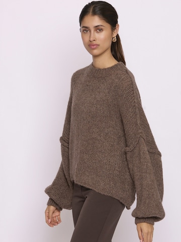 Lilavie Strickpullover ' L ' in Braun
