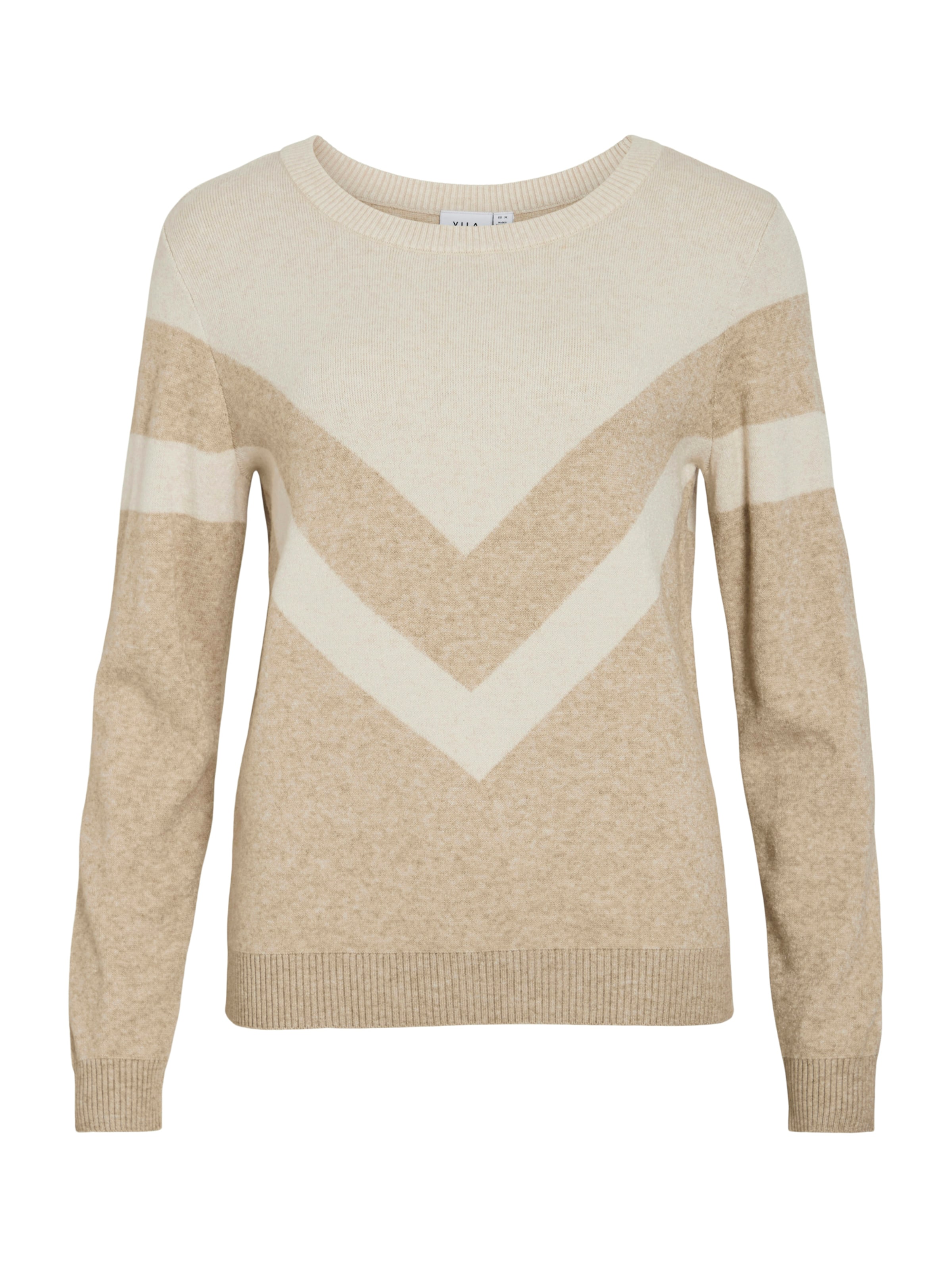 smėlio VILA Megztinis 'VIRil': priekis
