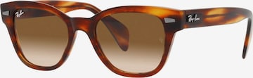 Ray-Ban Zonnebril '0RB0880S49901/31' in Bruin: voorkant