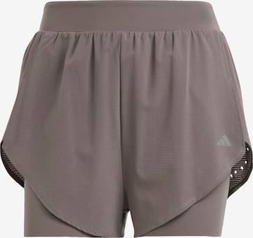 ADIDAS PERFORMANCE - regular Pantalón deportivo en marrón: frente