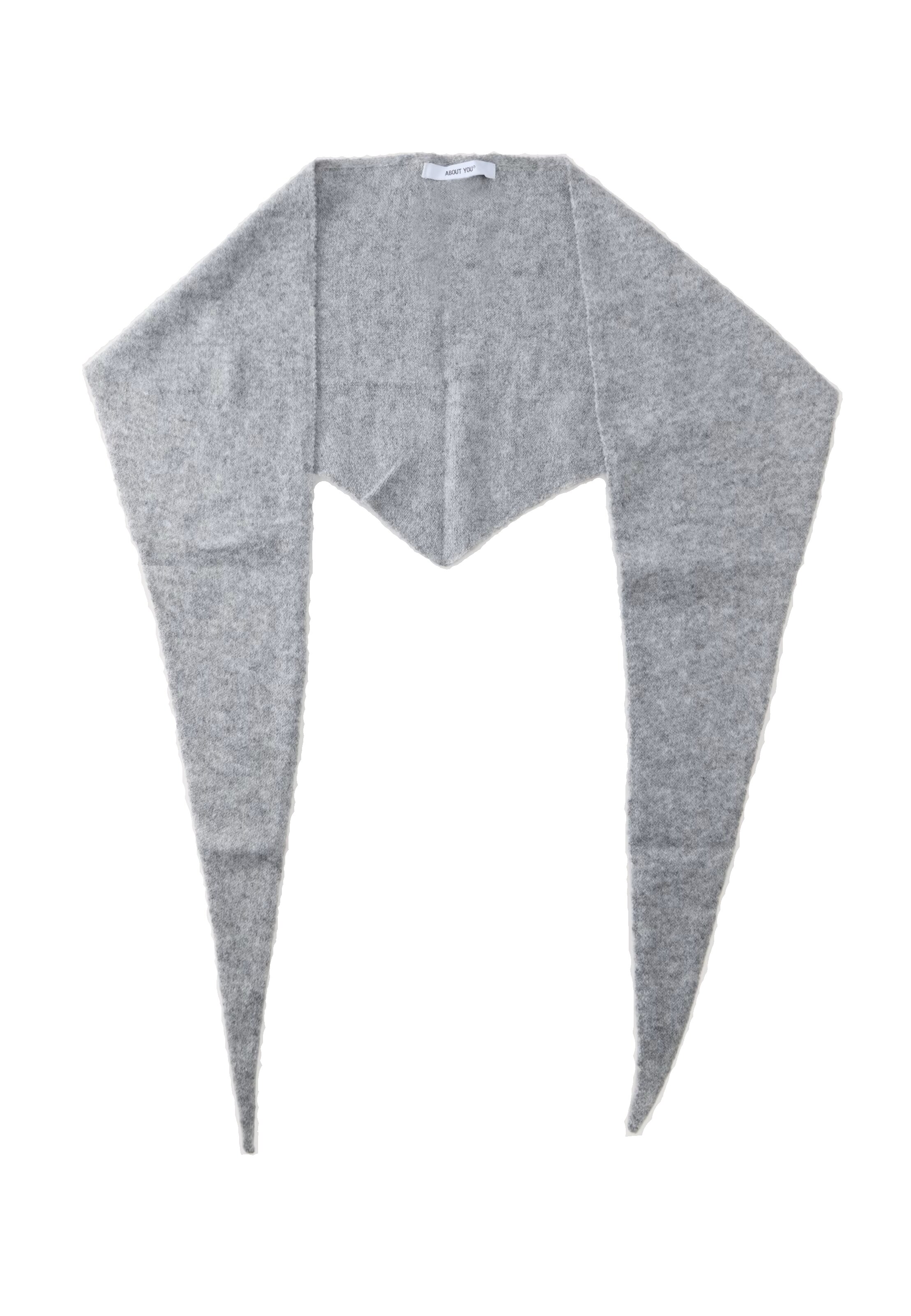 ABOUT YOU Scarf 'Annabelle' in Grey: front